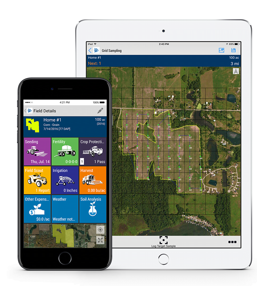 The Trimble Ag software