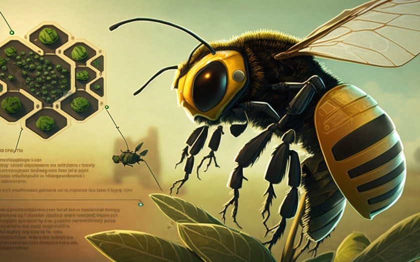 The AI that mimics bees