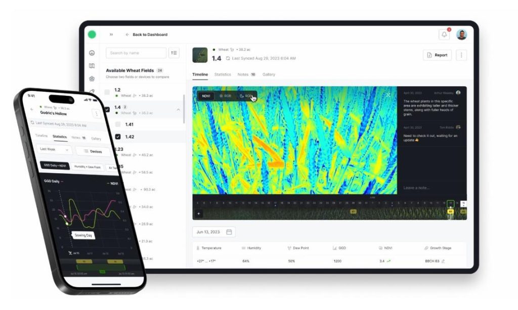 Cropler: Advanced AI-Based Agricultural Monitoring System - view 3