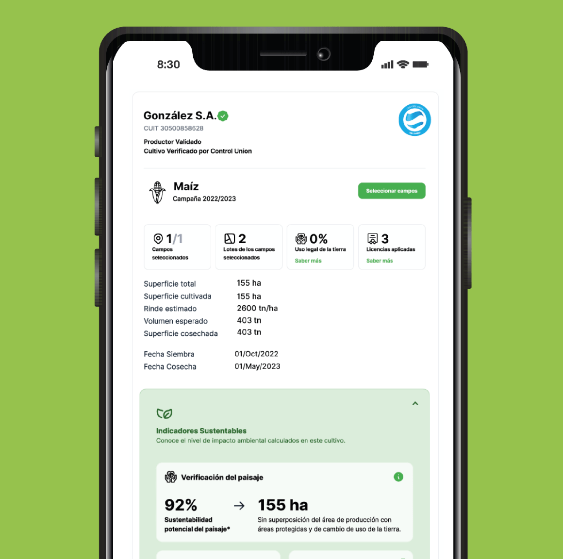 Ucrop.it: Blockchain-Enabled Crop Tracking - view 2