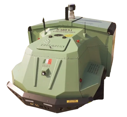 ICARO X4: Hybrid UV-C Vineyard Robot