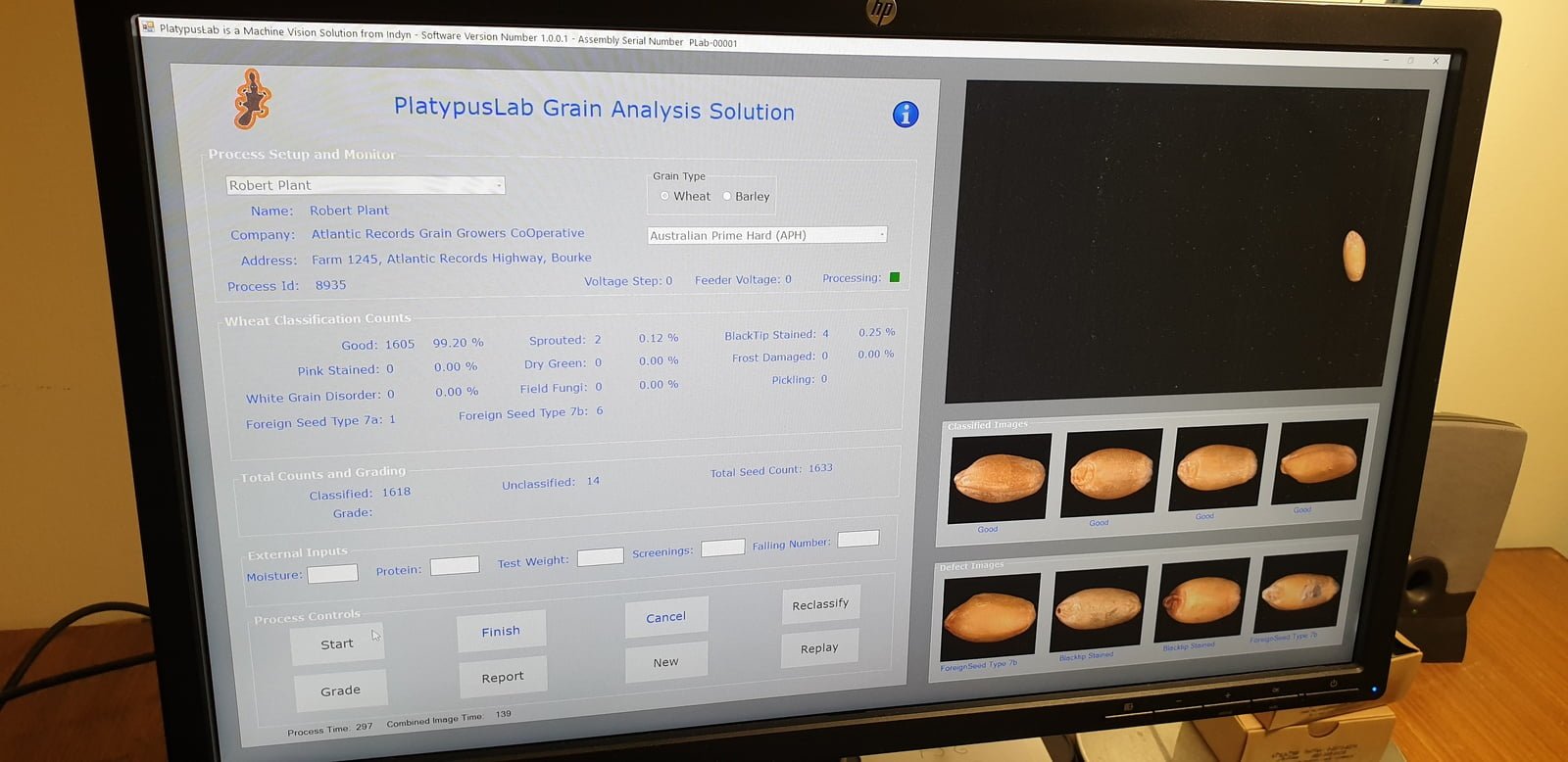 Cropify: AI Grain Sampling Solution - view 2
