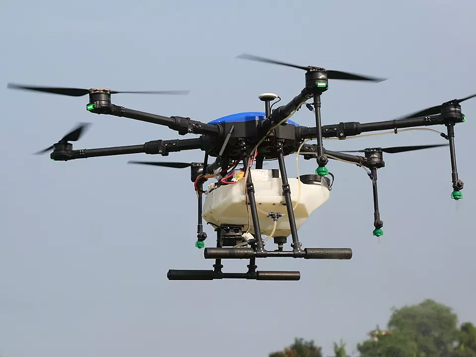 Garuda Kisan Drone: AI-Powered Agricultural UAV - view 4