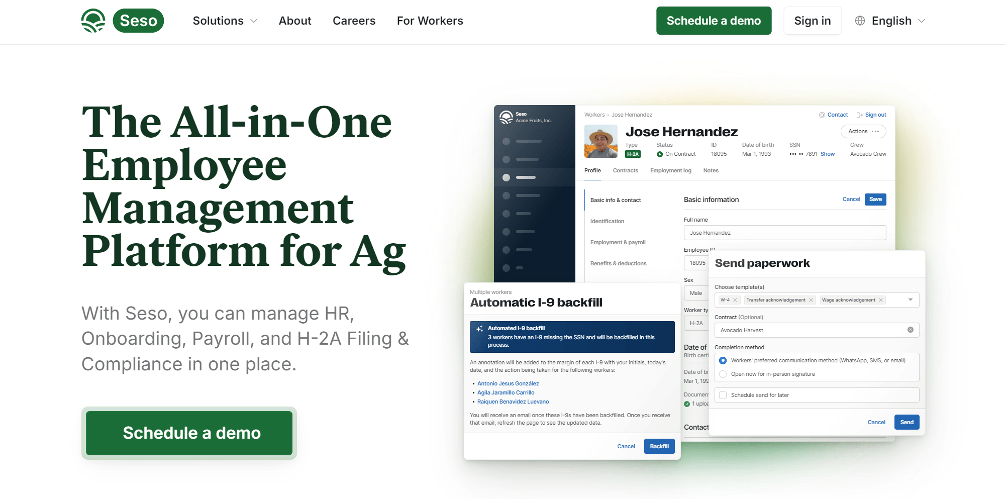 Seso: Farm Workforce Management Software - view 2